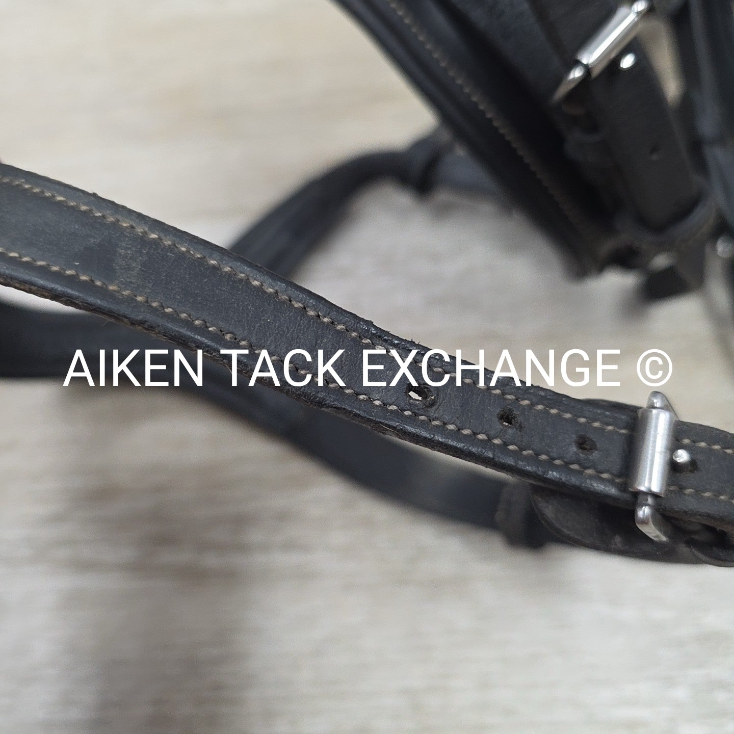 Montar Monarch Bridle, No Reins, Black, Size Full