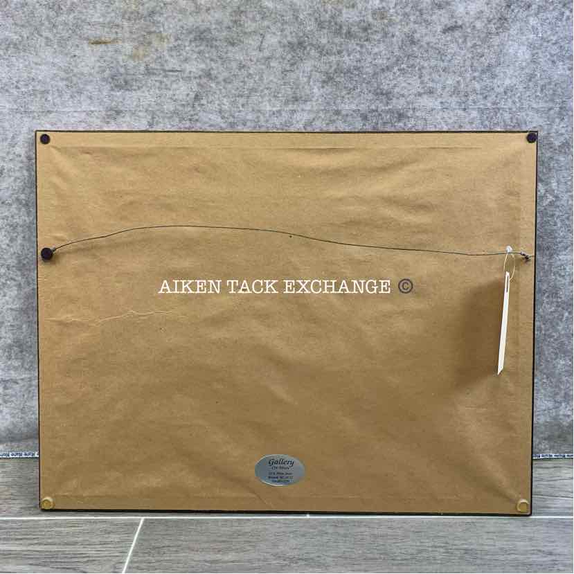 Currier & Ives Trotting Cracks at The Forge Framed Print, 19.5" x 15"