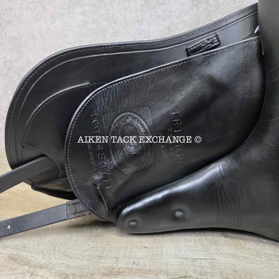 **SOLD** 2011 Schleese Triumph Dressage Saddle, 18" Seat, Adjustable AdapTree, Wool Flocked Panels