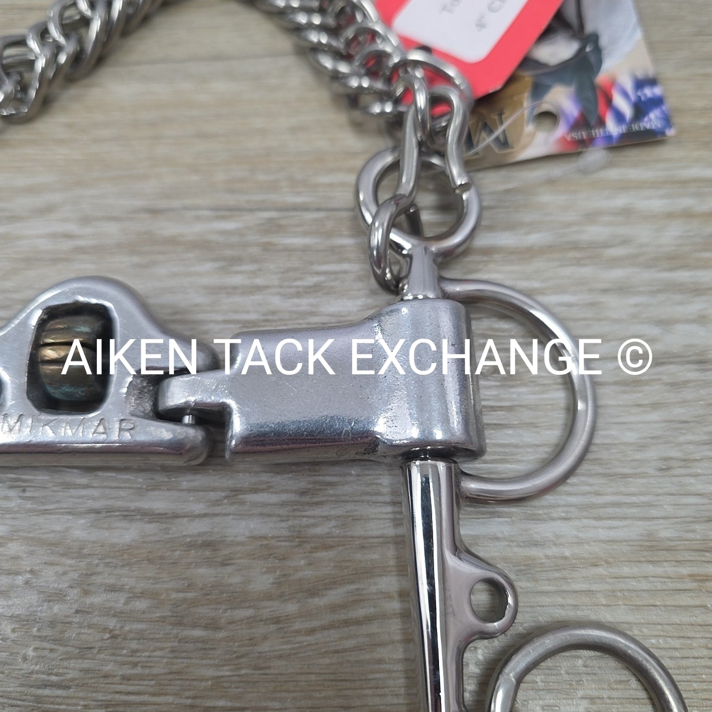 Mikmar Pony Jointed Mouth Piece Pelham Bit with 4" Cheeks 4.75"