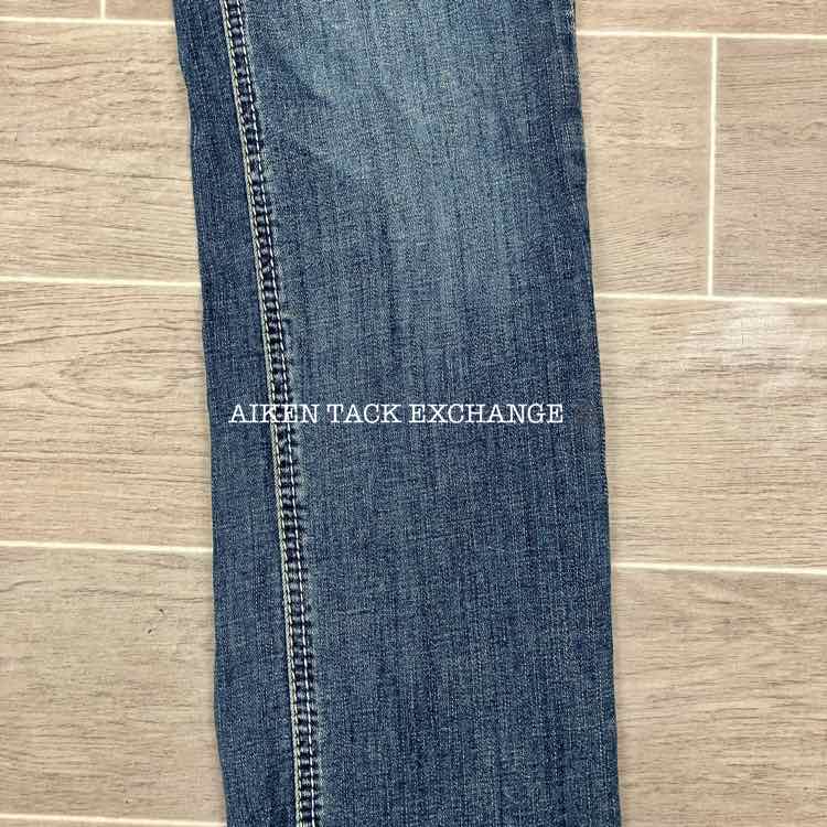 Ariat R.E.A.L Straight Leg Denim Jeans, Size 28 R