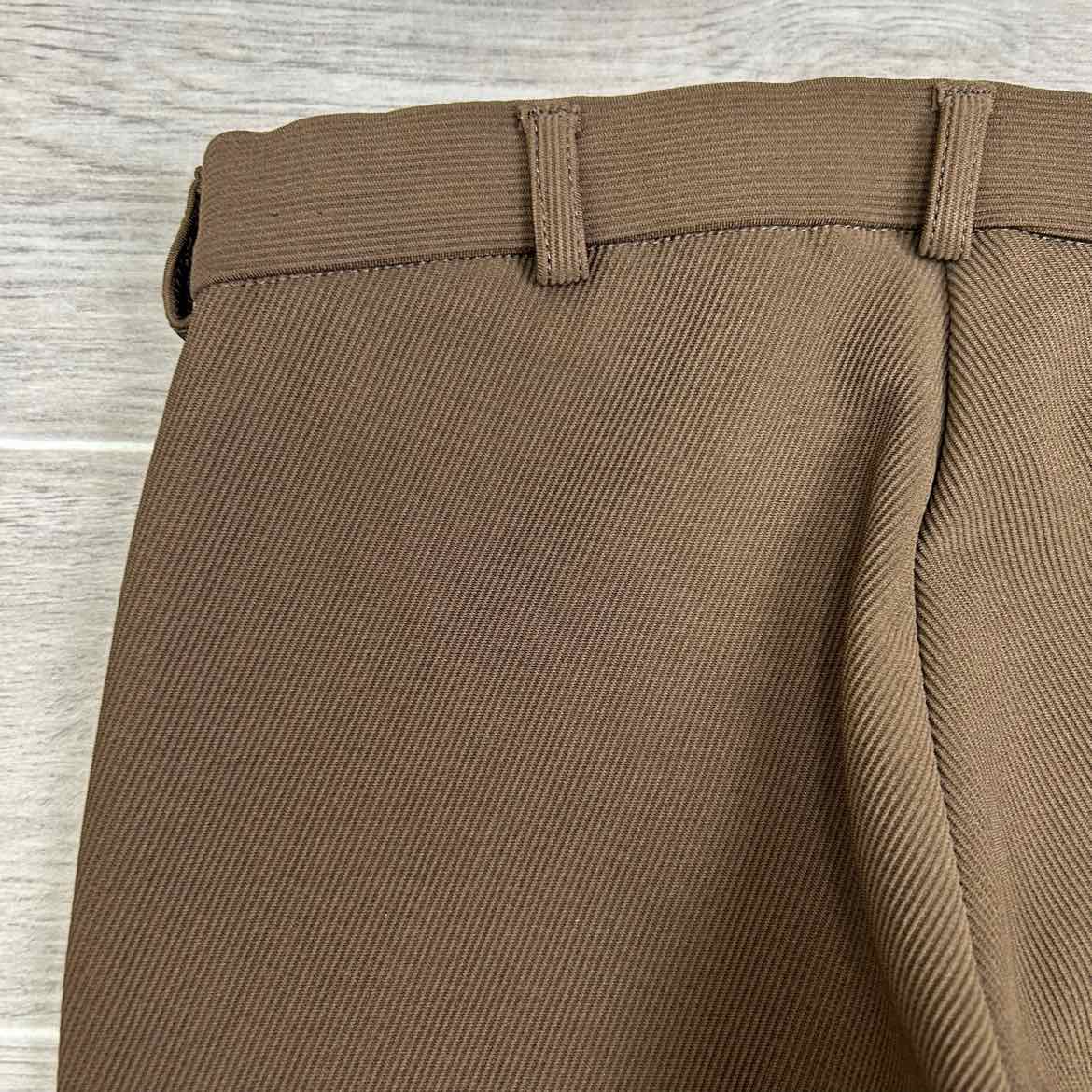TuffRider Ribbed Knee Patch Breeches, Chocolate, Women's 26 L