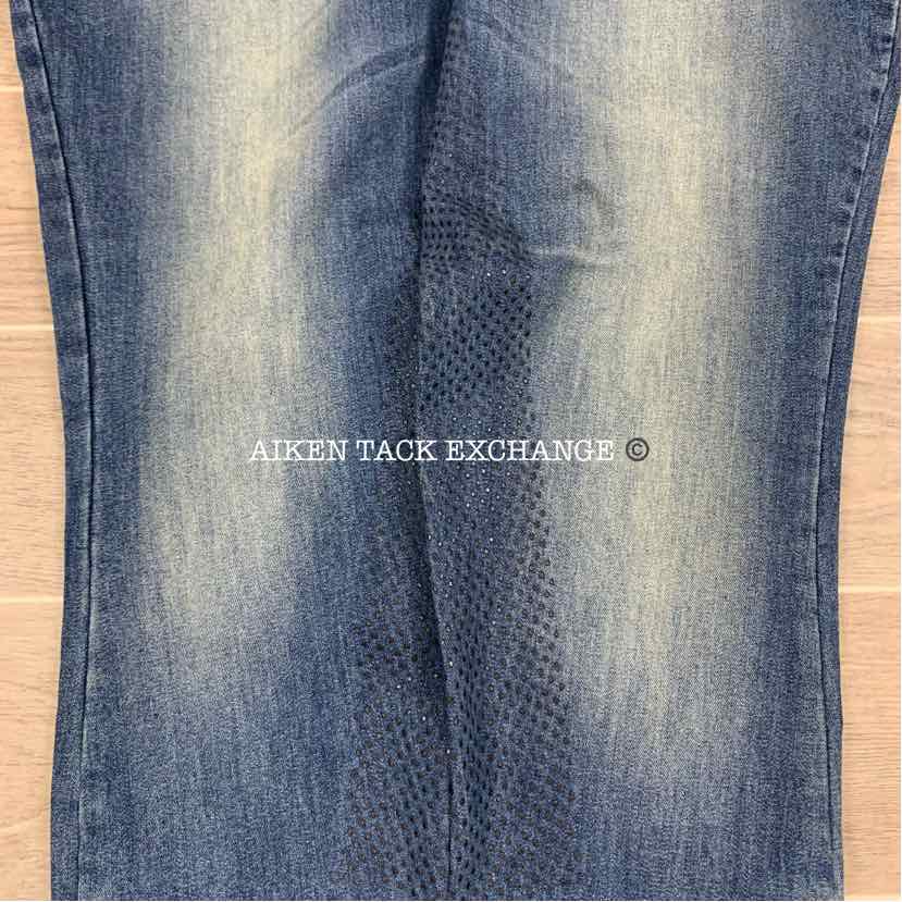 KL Select USG Marina Silicone Full Seat Breeches, Size 32