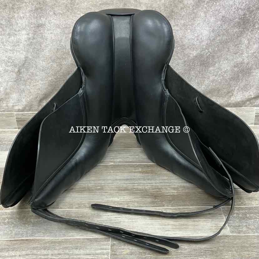 Kent & Masters MDM S-Series Standard Wither Moveable Block Dressage Saddle, 17.5" Seat, Adjustable Tree - Changeable Gullet, Wool Flocked Panels