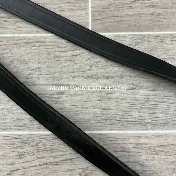 Leather Lead with Brass Plated Chain
