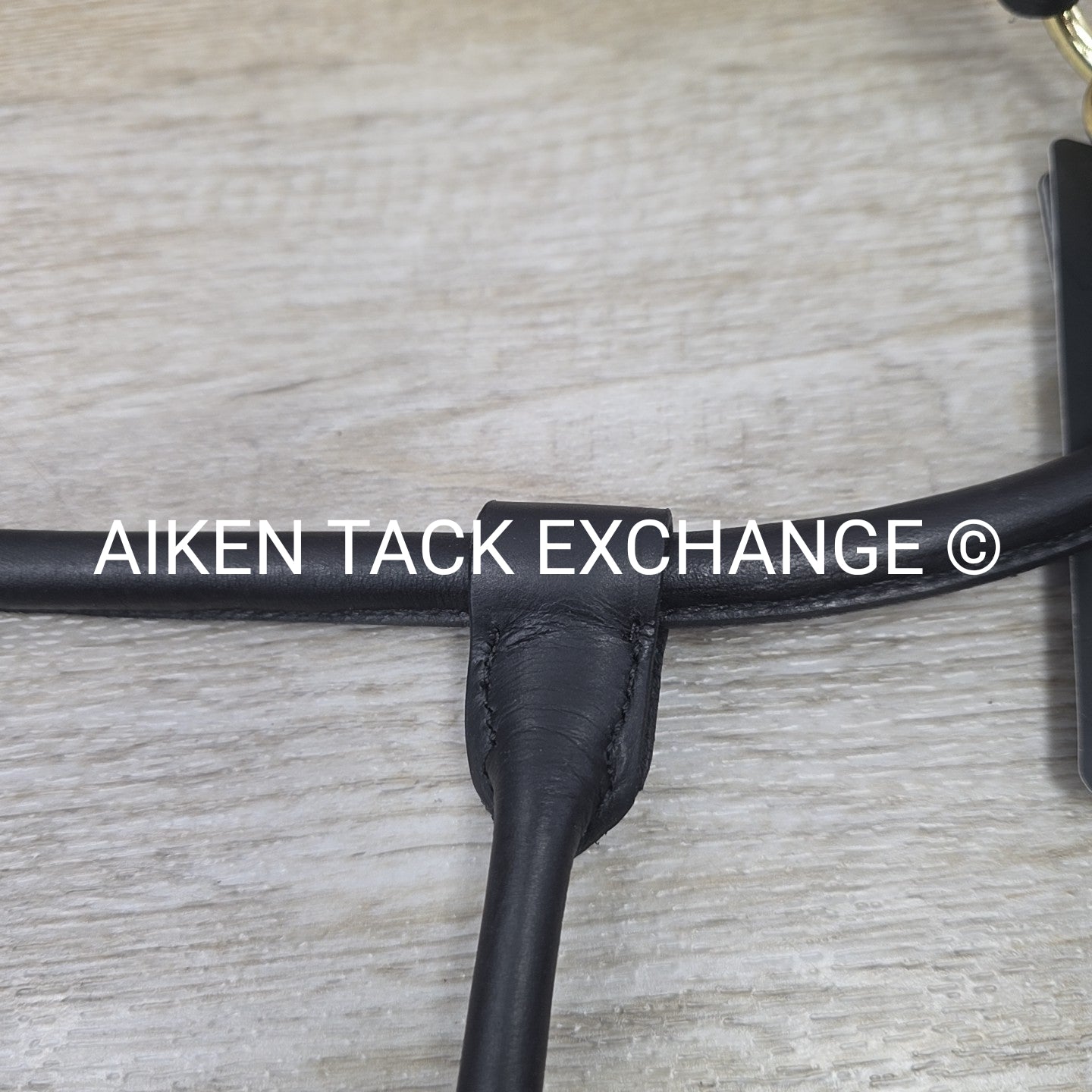 Shires Velociti Lusso Soria Control Leather Halter, Black, Size Full