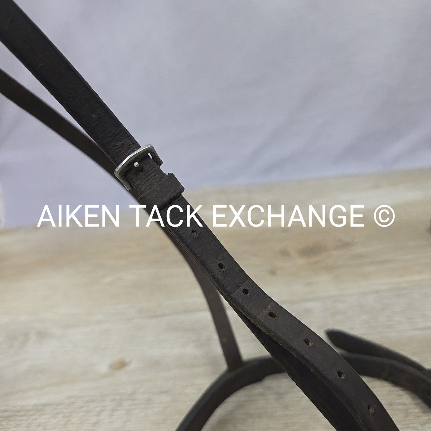 BARGAIN BUNDLE: 2 Plain Raised Nosebands, Size Full, Tory Leather Bitless Noseba