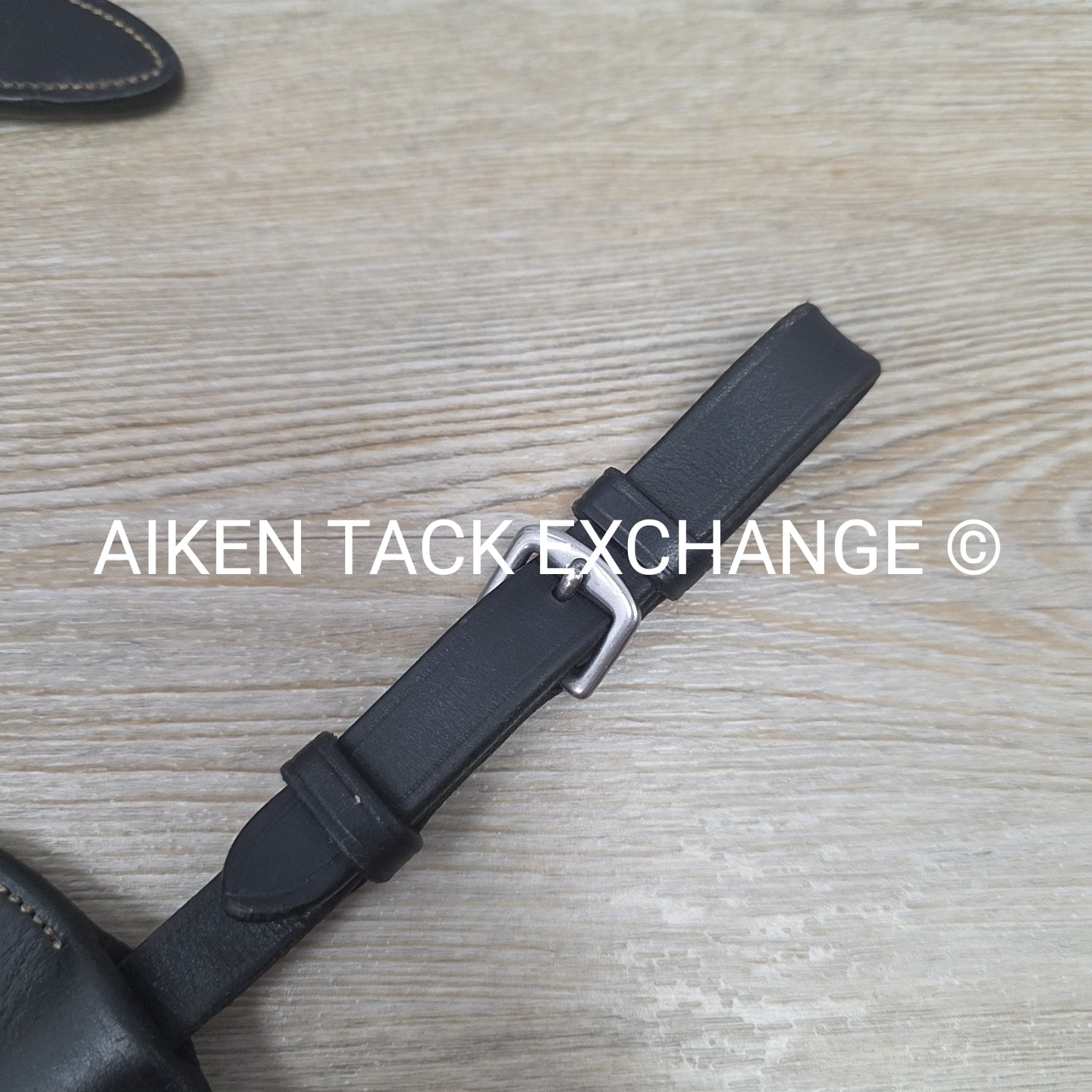 Artemis Rubber Reins, Black, Size Full