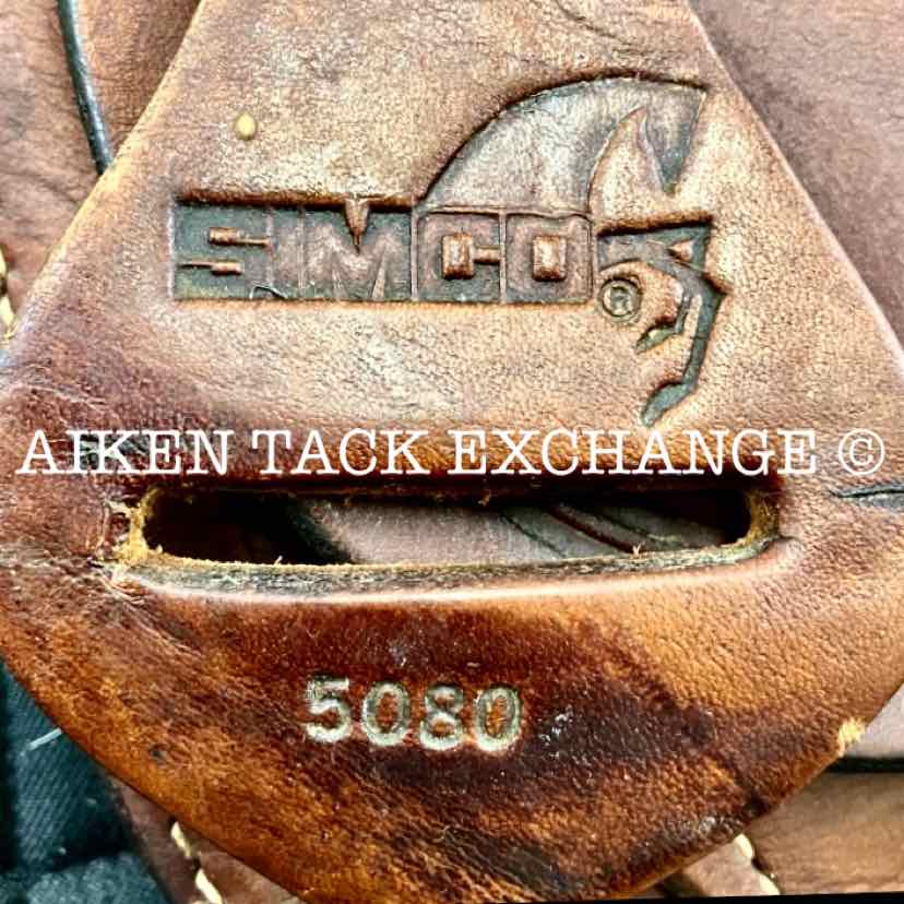 **SOLD** Simco Western Saddle, 14.5" Seat, Regular Tree - Semi QH Bars
