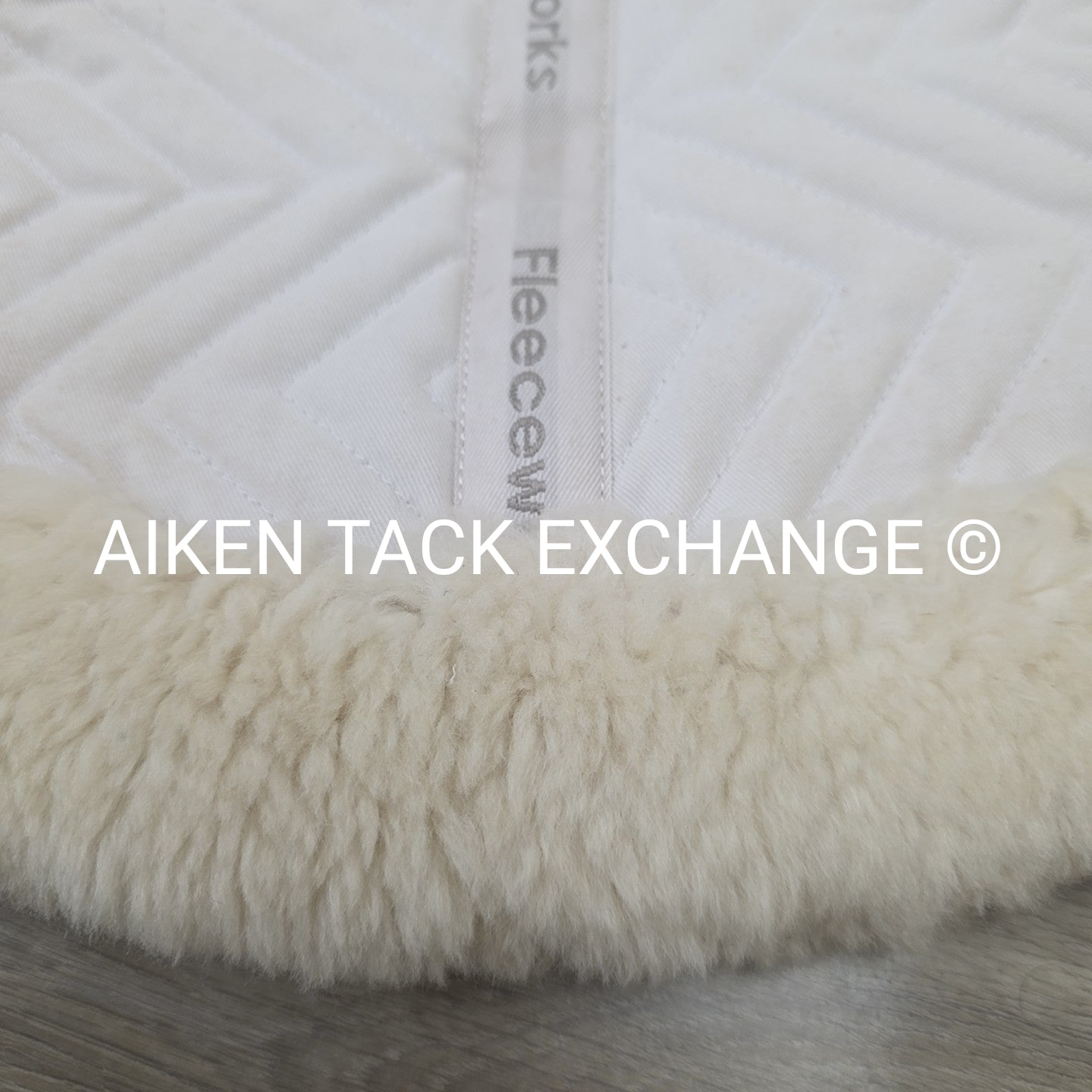 Fleeceworks Sheepskin Classic Original Half Pad with Rolled Edge, Pony