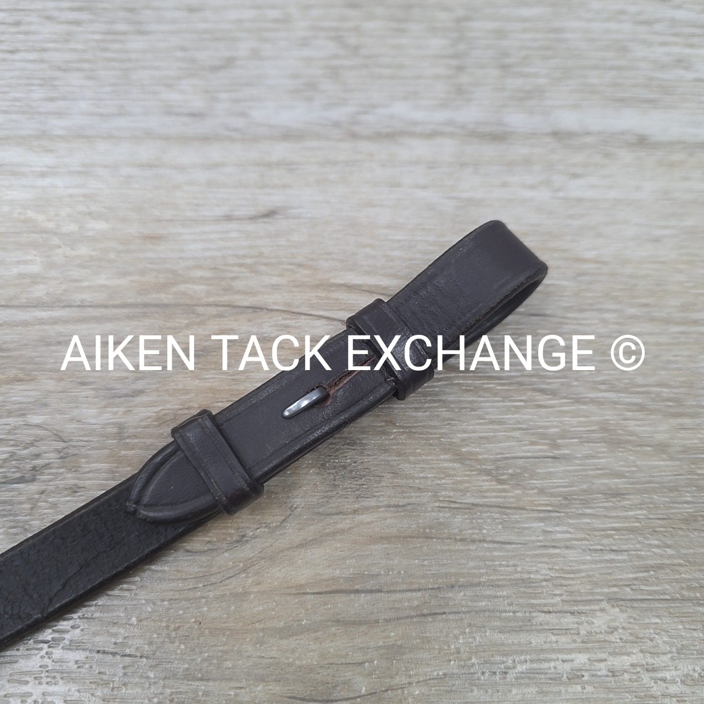 Flexible Fit Padded Leather Reins, Brown, Cob