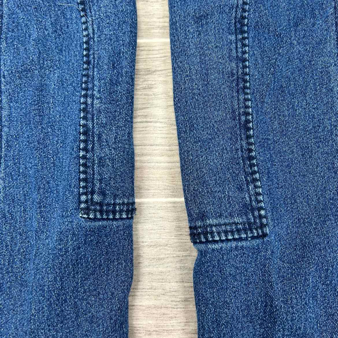 Equetech Women's Denim Knee Patch Riding Jean Breeches, Size 24 R, Brand New