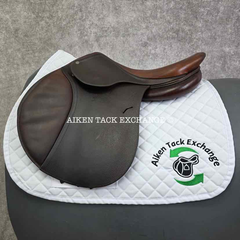 **SOLD** 2008 Antares Contact Jump Saddle, 17" Seat, 2N Flap, Medium Wide Tree, Foam Panes