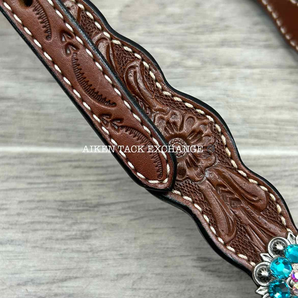 One Ear Western Headstall with Bling