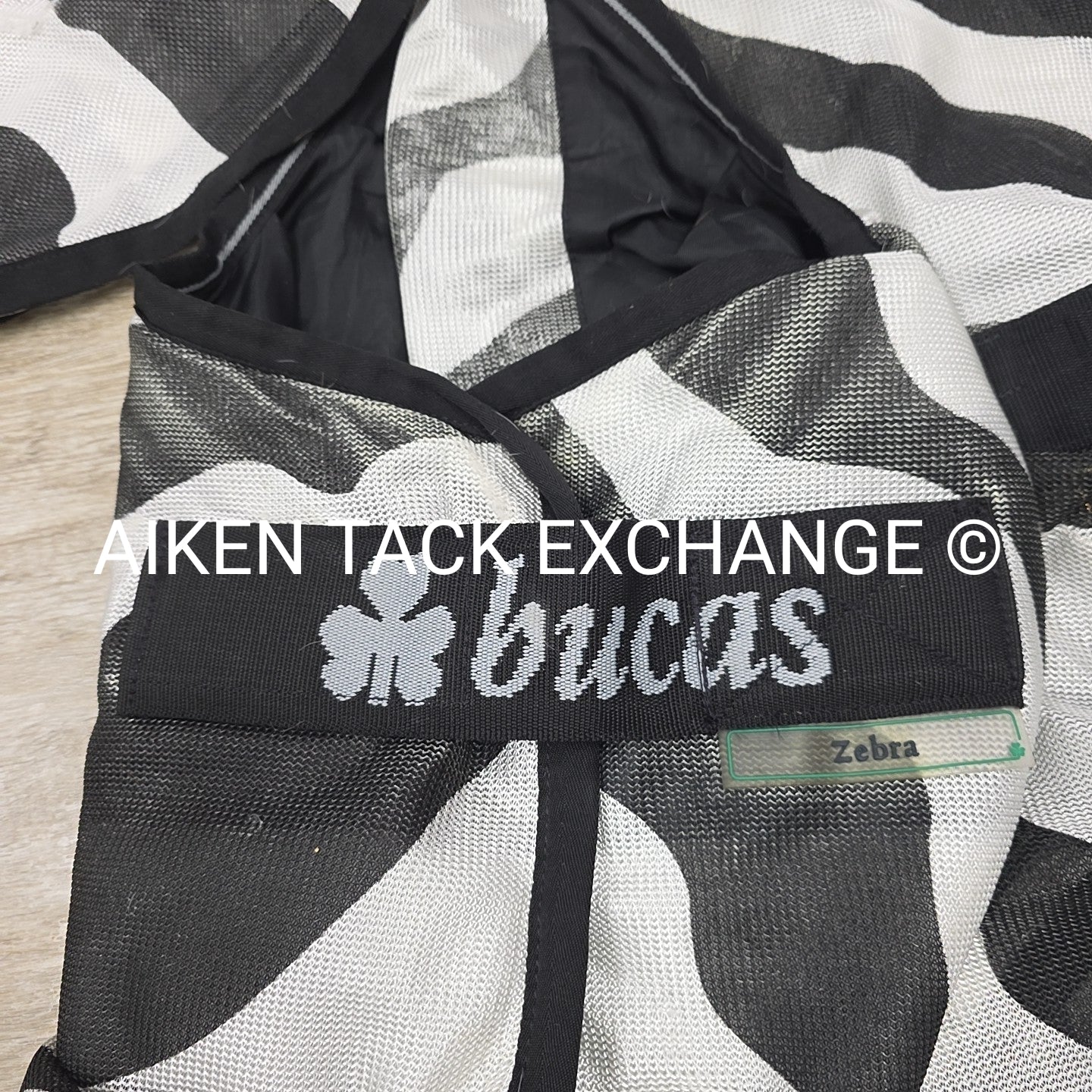 Bucas Buzz-Off Zebra Fly Sheet with Neck, 78"