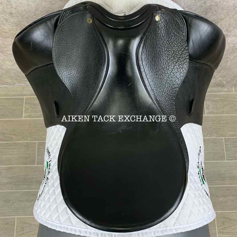 HDR Pro Buffalo Dressage Saddle, 17" Seat, Medium Wide Tree, Wool Flocked Panels