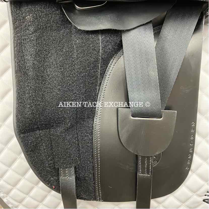 2024 Sella Soleil Passagio Dressage Saddle, 17" Seat, MW/W Tree, Wool Flocked Panels