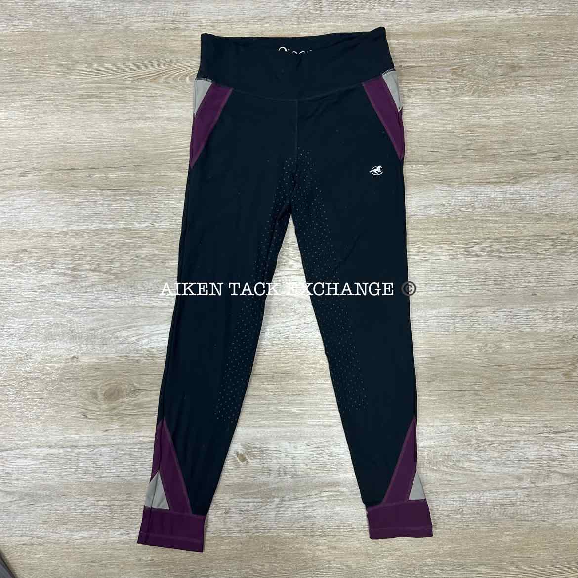 Piper by SmartPak Silicone Grip Full Seat Riding Tights, Women's Medium