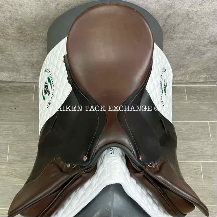 Courbette Lemetex Cresta All Purpose Jump Saddle, 17.5" Seat, Medium Tree, Foam Panels