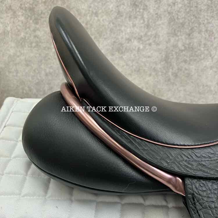 2023 County Epiphany Monoflap Dressage Saddle, 17" Seat, Narrow Tree, Wool Flocked Panels