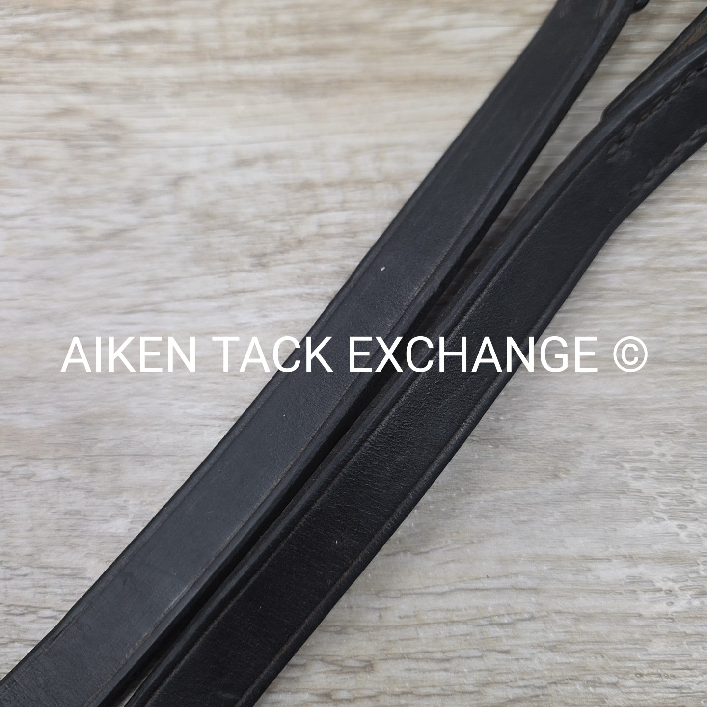 Stubben Rubber Reins, Black, 56"