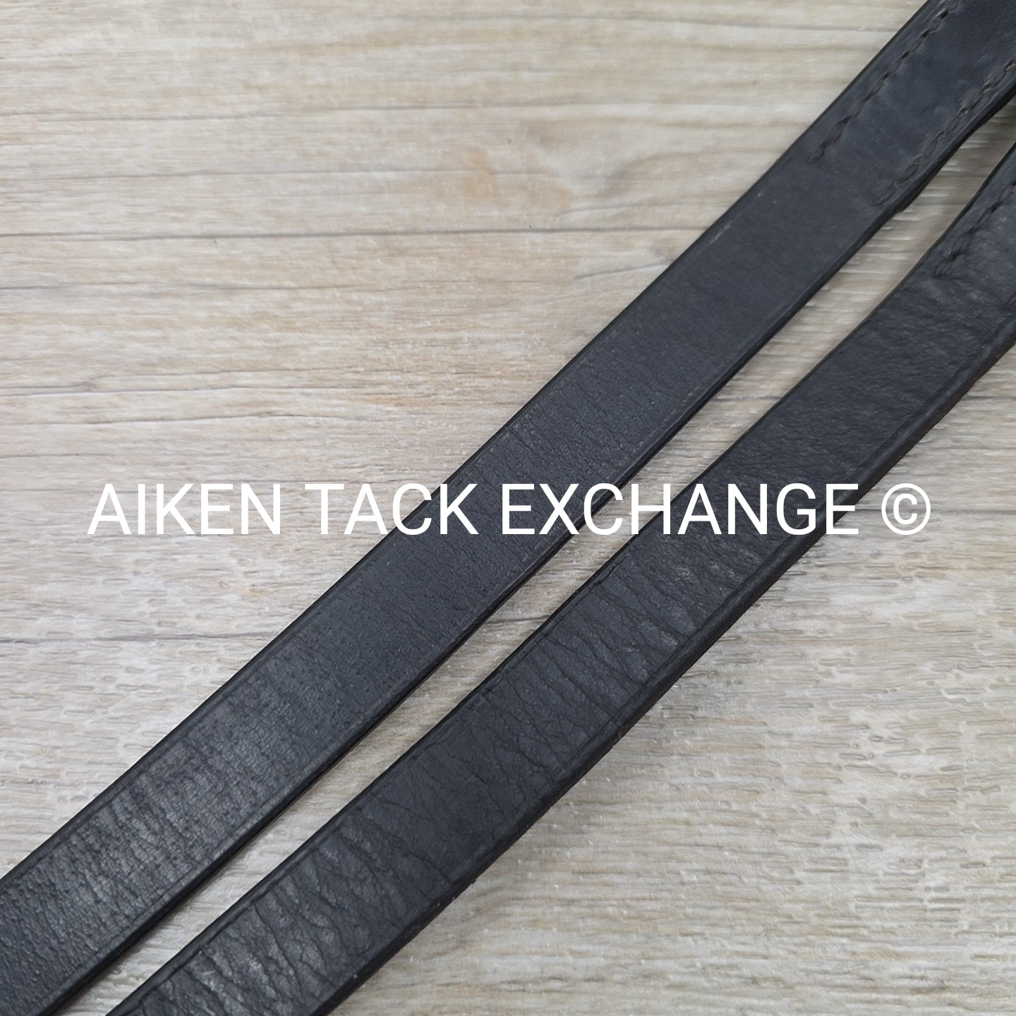 Stubben Rubber Reins, Black, 56"