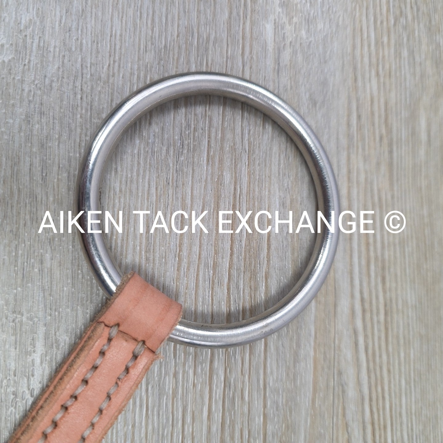 Straight Leather Loose Ring Bit 5"