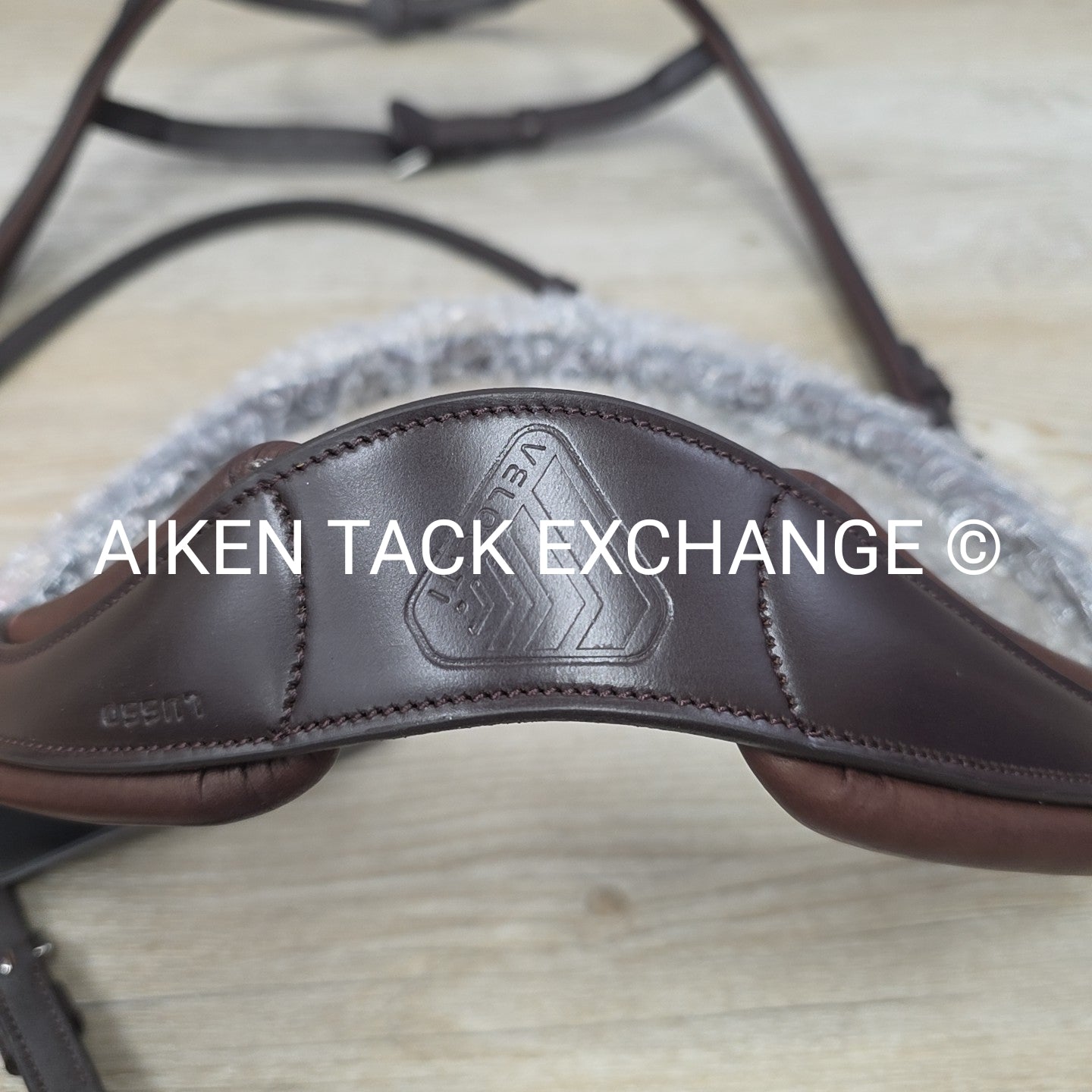 Shires Velociti Lusso Ergonomic Curved Flash Bridle, Size Full