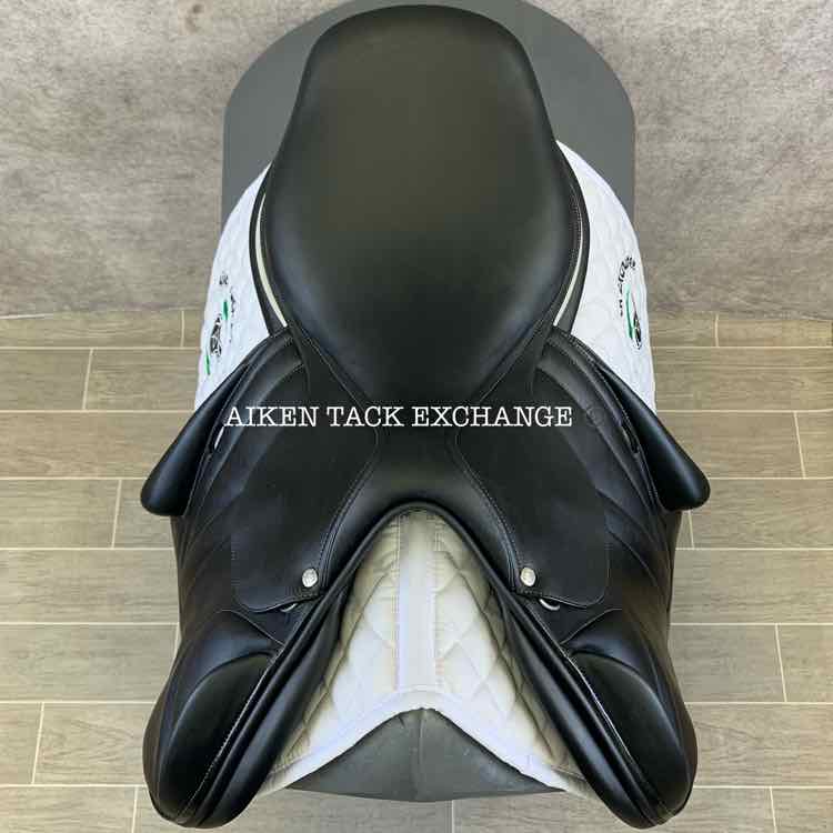 2015 Butet C-Seat (Deep) Monoflap Jump Saddle, 18.5" Seat, 3 Flap, M/MW Tree, Foam Panels, Full Calfskin Leather