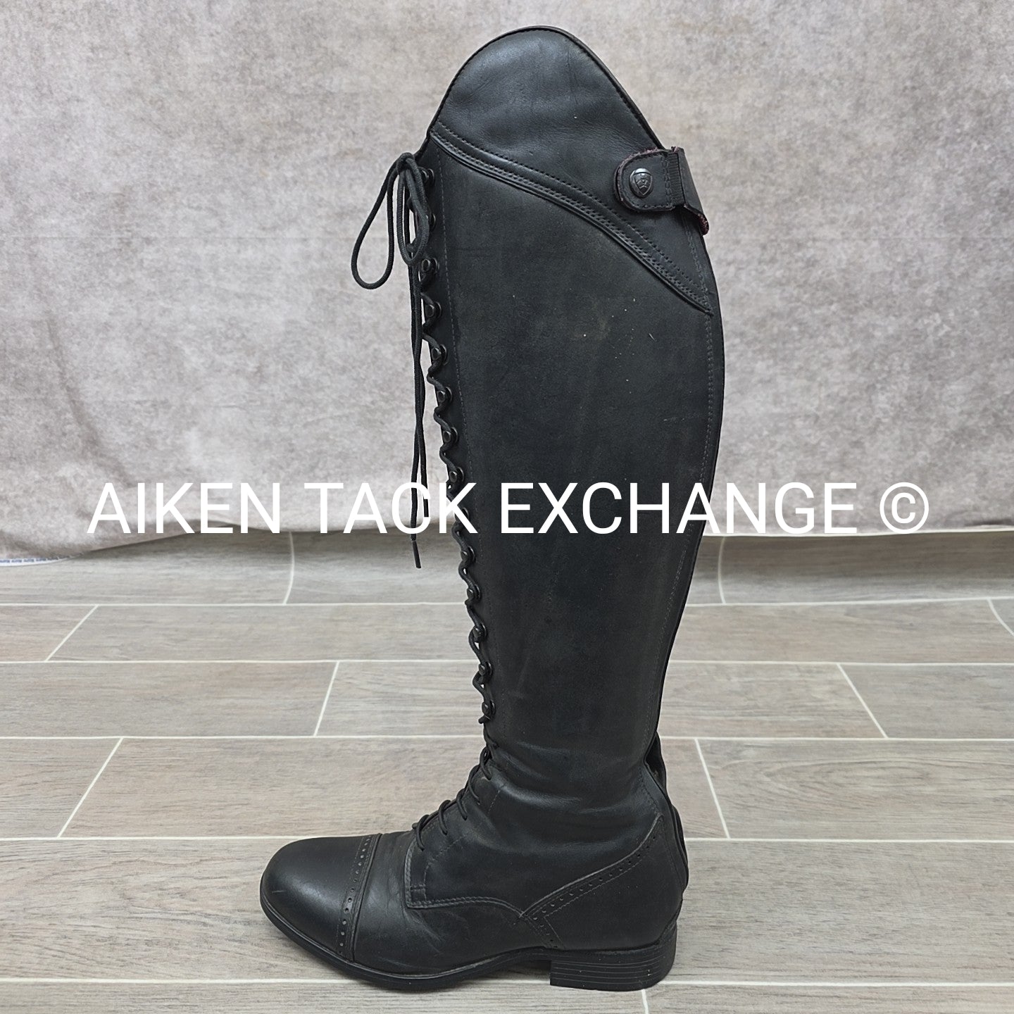 Ariat Capriole Full Front Lace Tall Boots, Size 8.5 Medium Regular