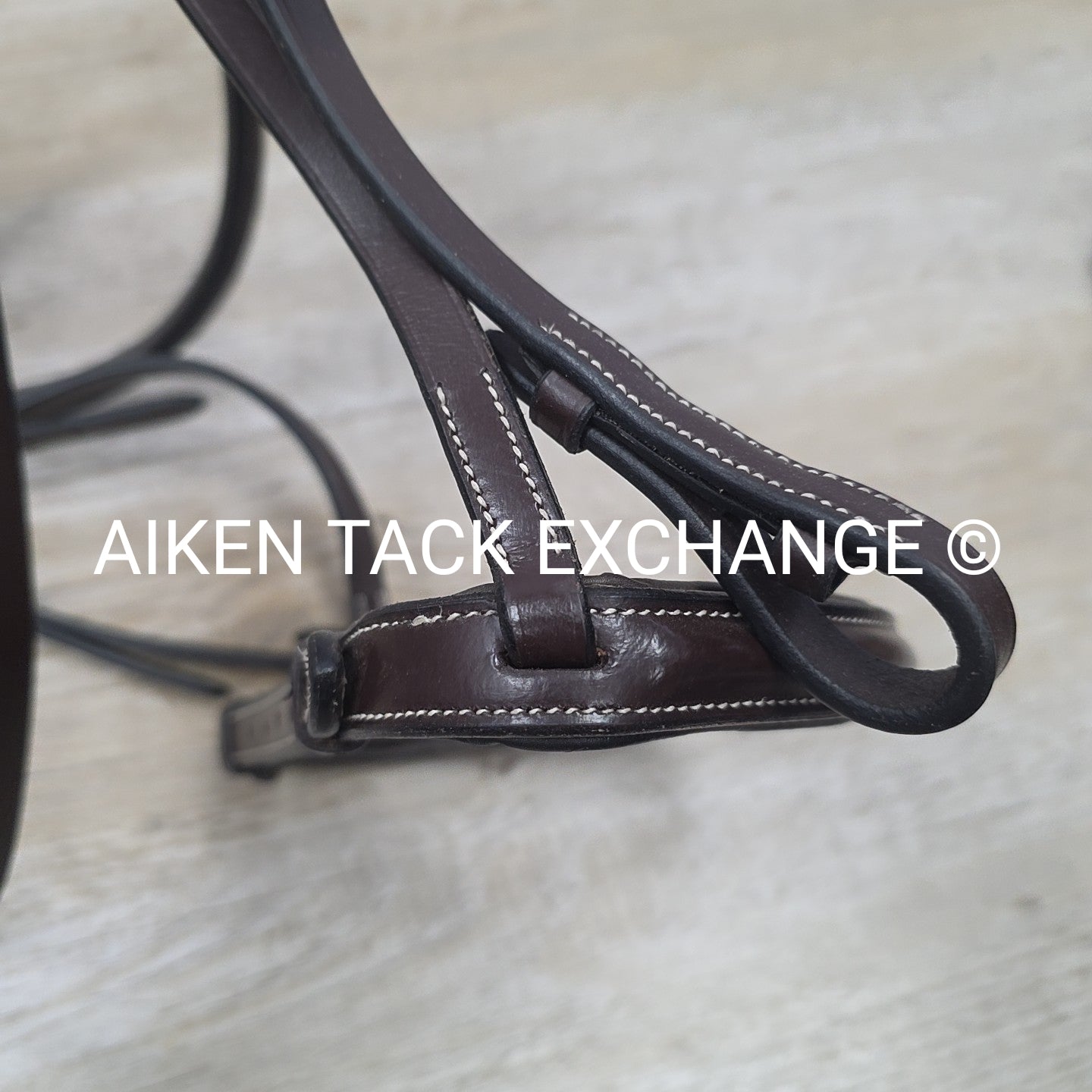 KL Select Black Oak Aster Bridle, No Reins, Oversize