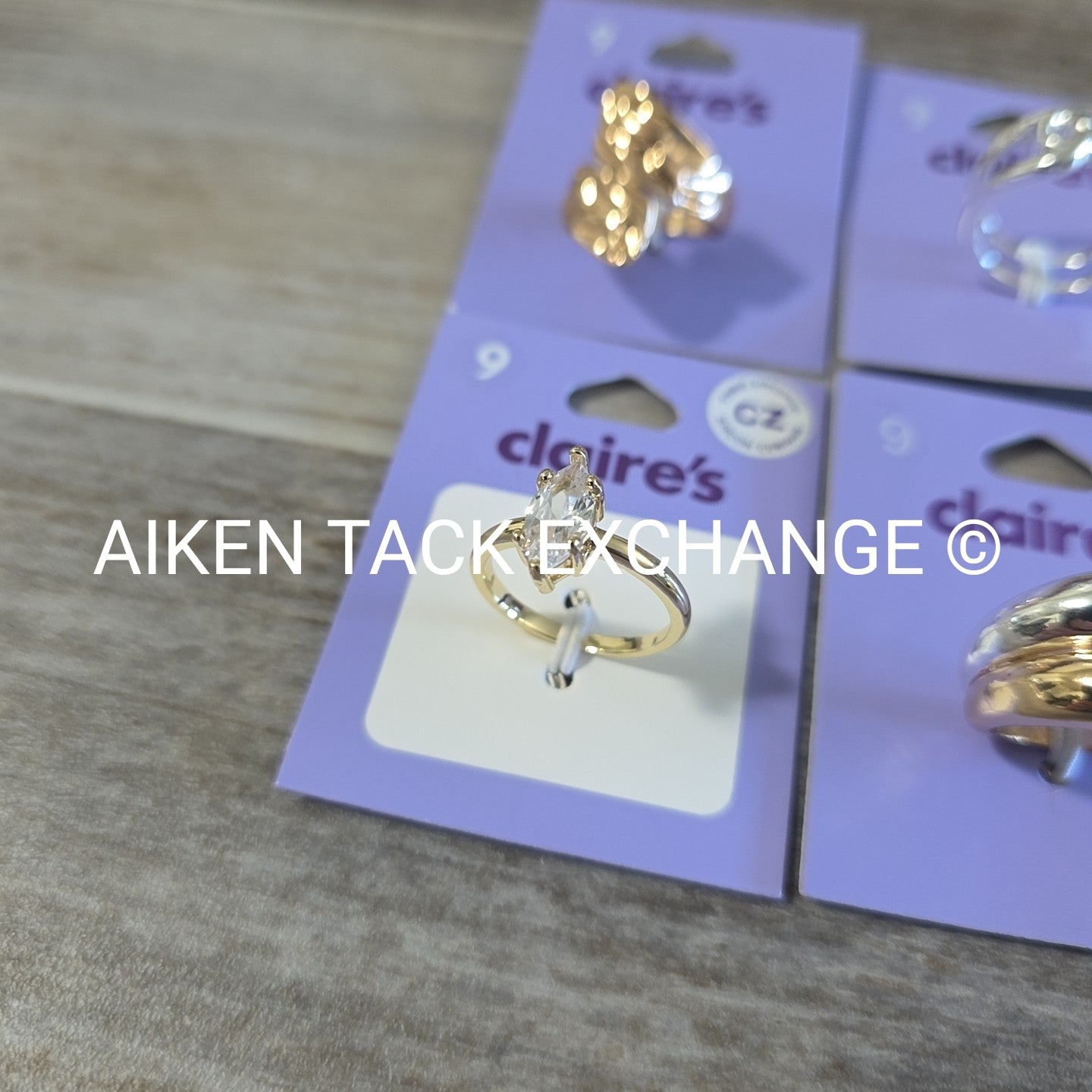 Claire's Rings (4) - Size 9