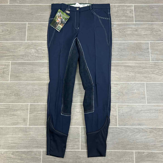 KL Select USG "Joy" Silicone Full Seat Breeches, Size 26