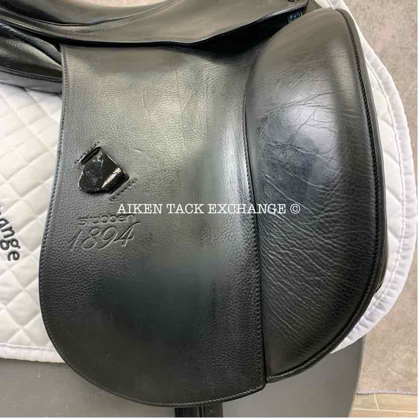 **SOLD** 2016 Stubben 1894 Dressage Saddle, 17.5" Seat, 32 cm Tree - Wide, Wool Flocked Panels