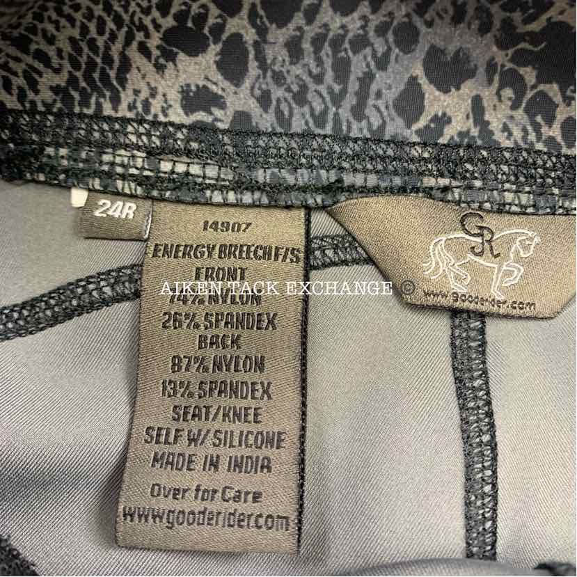 Goode Rider Silicone Full Seat Tights, Size 24 R