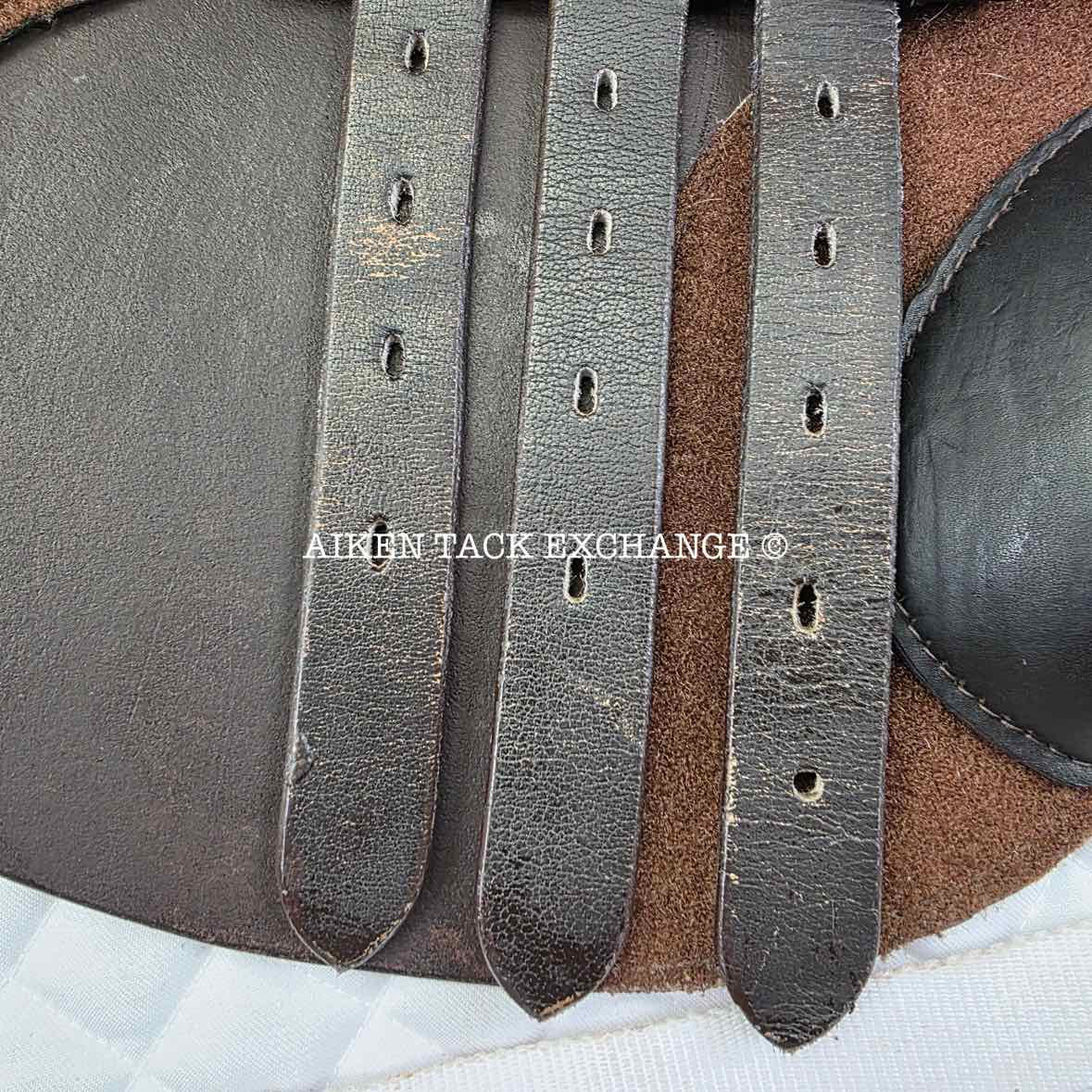 Royal Heritage Emile Close Contact Jump Saddle, 18.5"/19" Seat, Spectrum Adjustable Tree, Wool Flocked Panels