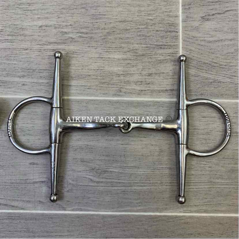 Marcel Toulouse Single Joint Full Cheek Bit 4.75"