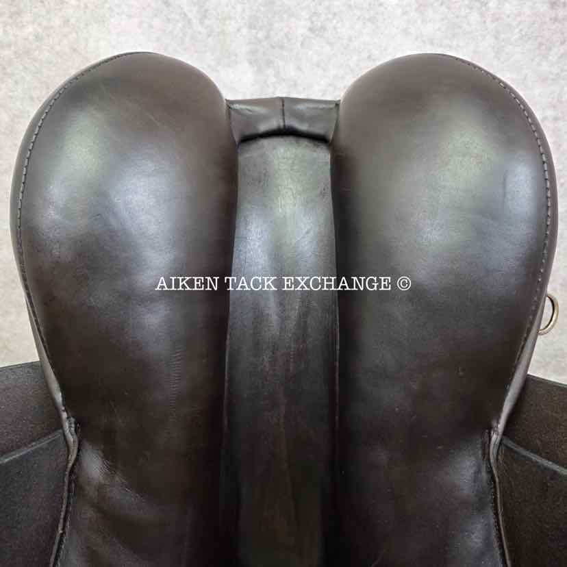 Centaur by Michael Stokes Close Contact Jump Saddle, 17.5" Seat, Medium Tree, Wool Flocked Panels