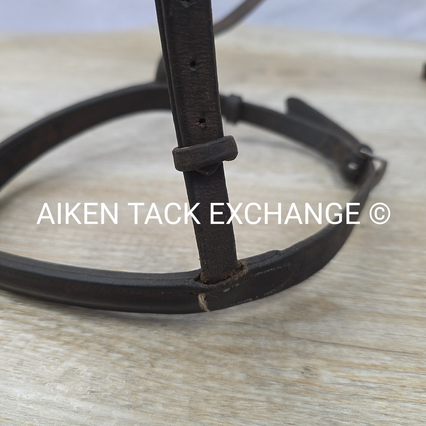 BARGAIN BUNDLE: 2 Plain Raised Nosebands, Size Full, Tory Leather Bitless Noseba