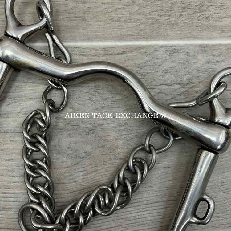 Mullen Mouth Sliding Cheek Weymouth Bit 4.75"