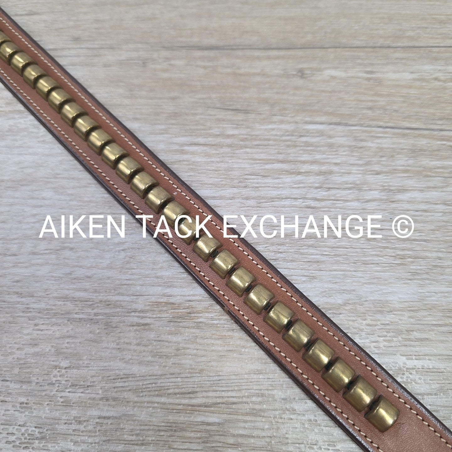 Tory Leather Clincher Brass Buckle Belt, 26"
