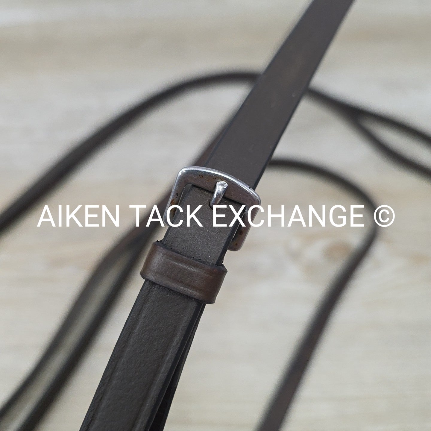 Flat Leather Draw Reins