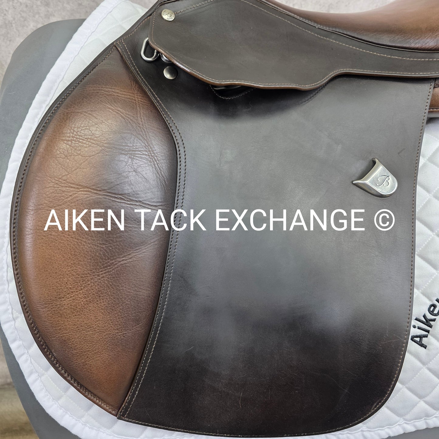 2018 Bates CC Jump Saddle, 18" Seat, Adjustable Tree - Changeable Gullet, CAIR Panels