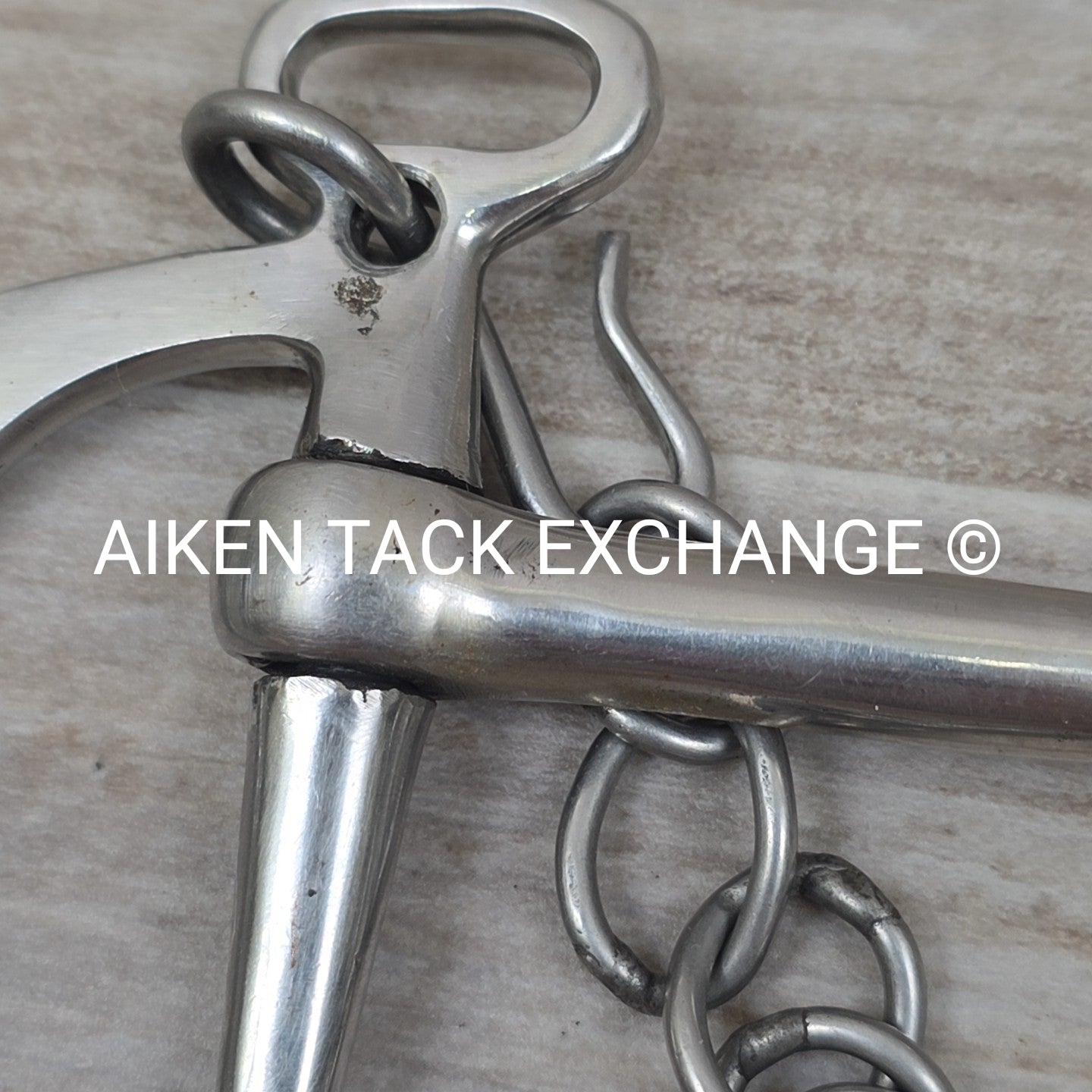 Mullen Mouth Uxeter Kimberwick Bit 6"