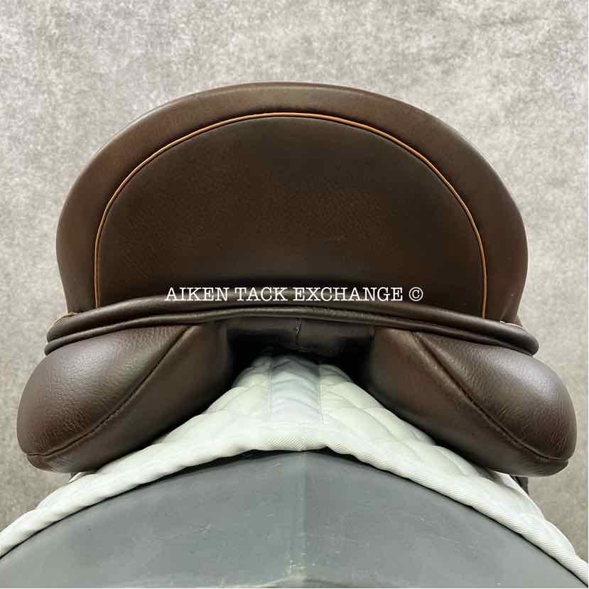 2021 Custom Saddlery Everest Monoflap Dressage Saddle, 18" Seat, Short Flap, Adjustable Tree, Wool Flocked Panels