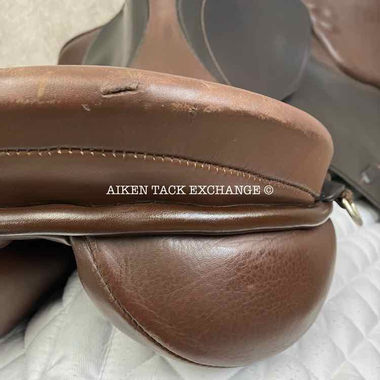 Courbette Lemetex Cresta All Purpose Jump Saddle, 17.5" Seat, Medium Tree, Foam Panels