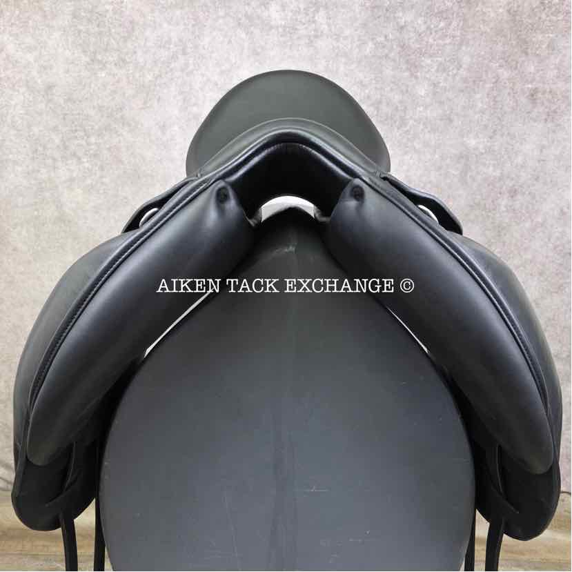 2022 Dynamic Equilibrium Monoflap Dressage Saddle, 18" Seat, Dynamic Polymer Tree, Foam Panels