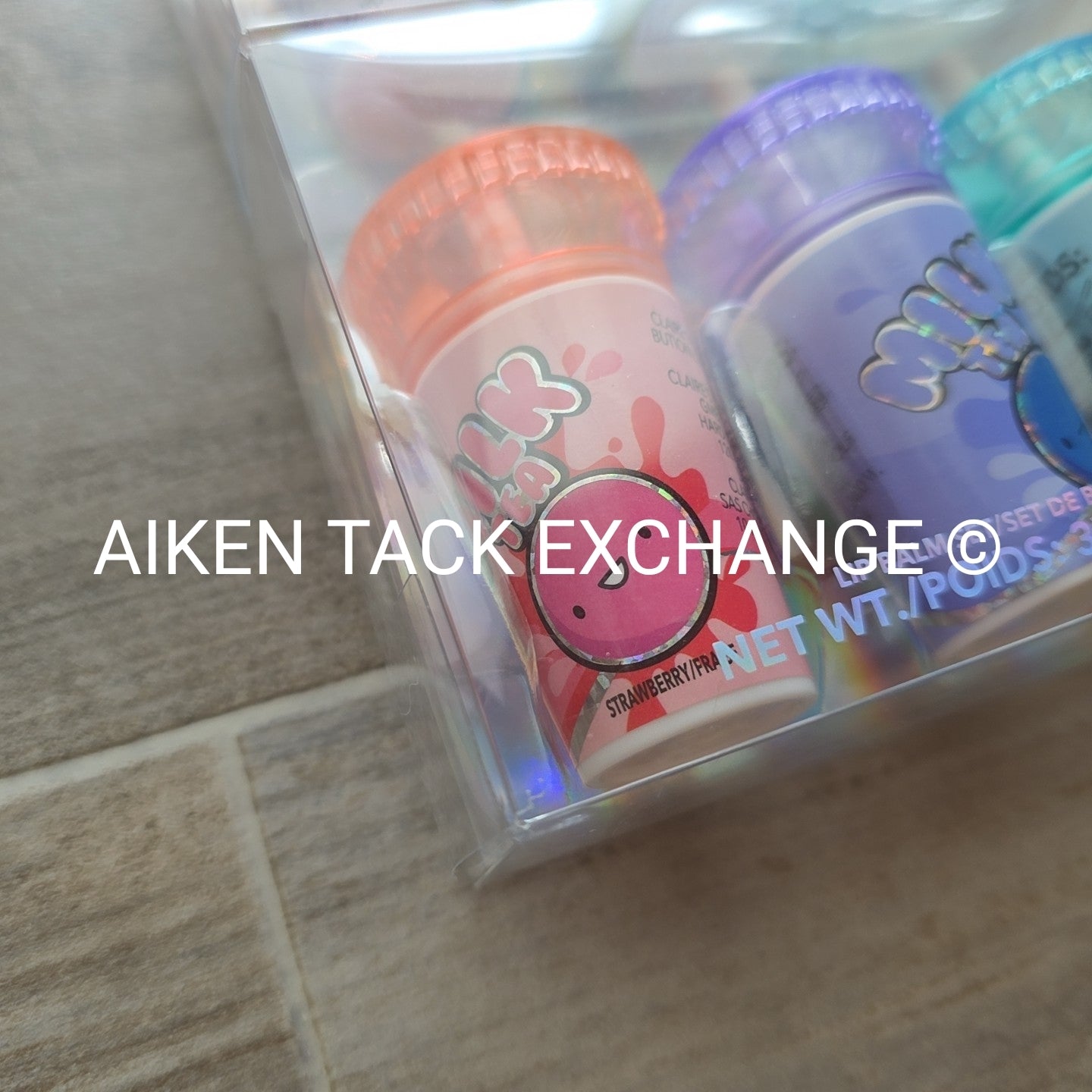 Claire's Lip Balm Sets (2) - 3 Count Per Each Set (6 Total)