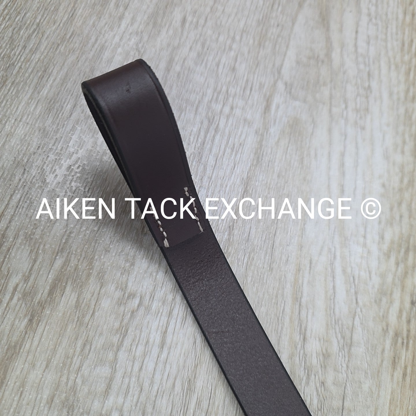 Flat Browband, Brown, 15"