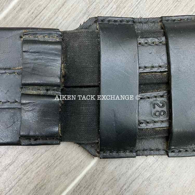 Leather Dressage Girth, Black, 28"